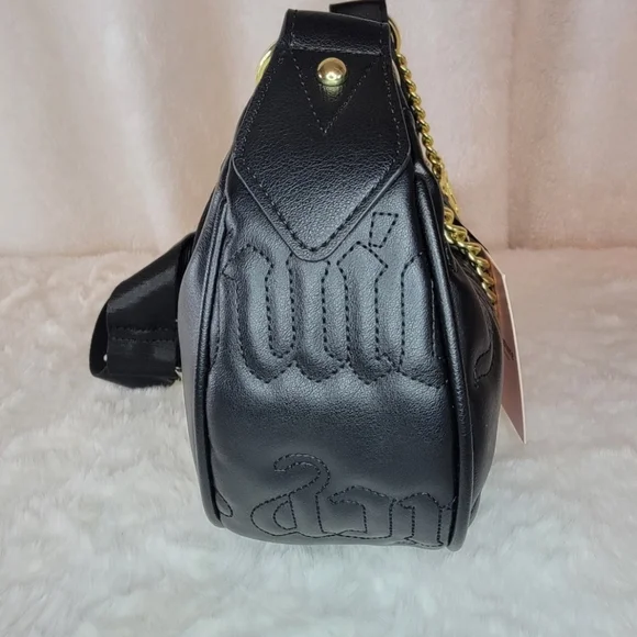 NWT Juicy Couture Black Crossbody - Picture 6 of 10